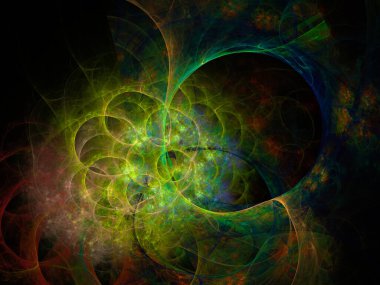 sürreal gelecekçi dijital 3D tasarım sanat soyut arkaplan fraktal resimleme meditasyon ve dekorasyon duvar kağıdı için