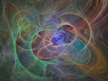 sürreal gelecekçi dijital 3D tasarım sanat soyut arkaplan fraktal resimleme meditasyon ve dekorasyon duvar kağıdı için