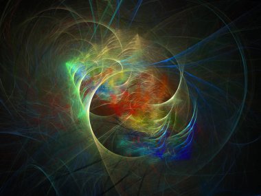 sürreal gelecekçi dijital 3D tasarım sanat soyut arkaplan fraktal resimleme meditasyon ve dekorasyon duvar kağıdı için