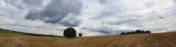 Scenic Panorama View Natural Landscape Cloudy Sky — Stock Photo, Image