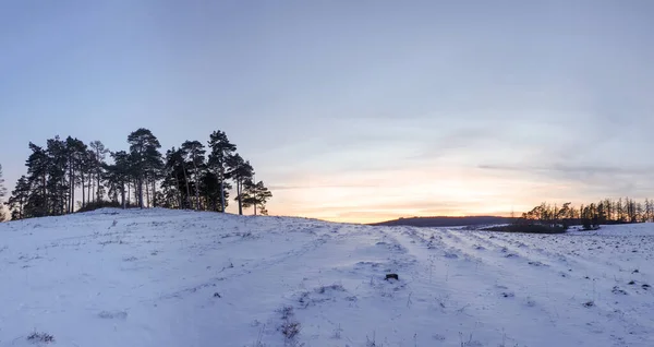 Vista Panorámica Del Paisaje Natural Bajo Cielo Nublado — Foto de Stock