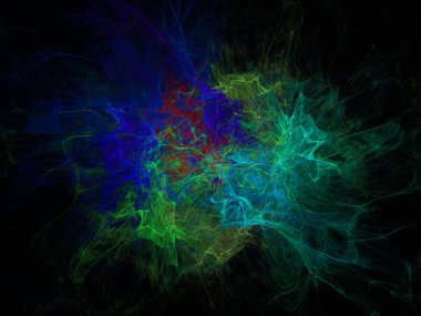 sürreal gelecekçi dijital 3D tasarım sanat soyut arkaplan fraktal resimleme meditasyon ve dekorasyon duvar kağıdı için