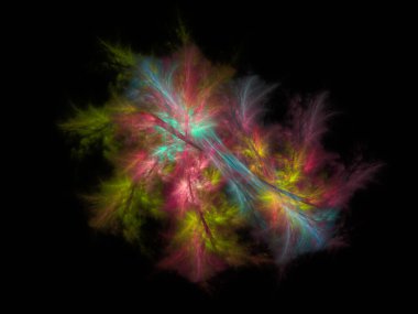 sürreal gelecekçi dijital 3D tasarım sanat soyut arkaplan fraktal resimleme meditasyon ve dekorasyon duvar kağıdı için