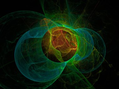 sürreal gelecekçi dijital 3D tasarım sanat soyut arkaplan fraktal resimleme meditasyon ve dekorasyon duvar kağıdı için