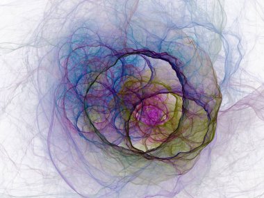 sürreal gelecekçi dijital 3D tasarım sanat soyut arkaplan fraktal resimleme meditasyon ve dekorasyon duvar kağıdı için