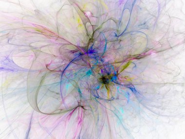 sürreal gelecekçi dijital 3D tasarım sanat soyut arkaplan fraktal resimleme meditasyon ve dekorasyon duvar kağıdı için