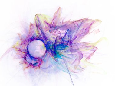 sürreal gelecekçi dijital 3D tasarım sanat soyut arkaplan fraktal resimleme meditasyon ve dekorasyon duvar kağıdı için