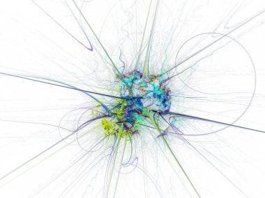 futuristic surreal digital 3d design art abstract background fractal illustration for meditation and decoration wallpaper