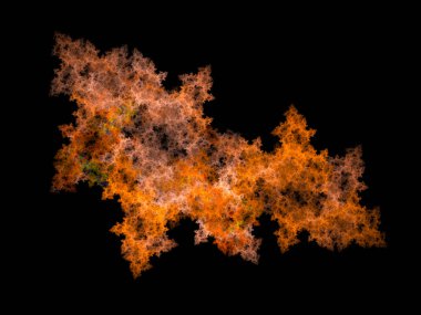 futuristic surreal digital 3d design art abstract background fractal illustration for meditation and decoration wallpaper