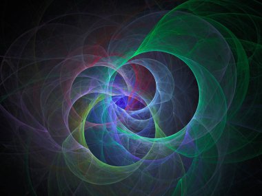 futuristic surreal digital 3d design art abstract background fractal illustration for meditation and decoration wallpaper