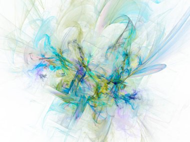 futuristic surreal digital 3d design art abstract background fractal illustration for meditation and decoration wallpaper