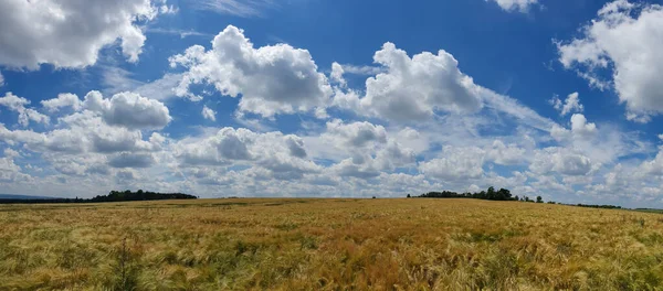 Vista Panorámica Del Paisaje Natural Bajo Cielo Nublado — Foto de Stock