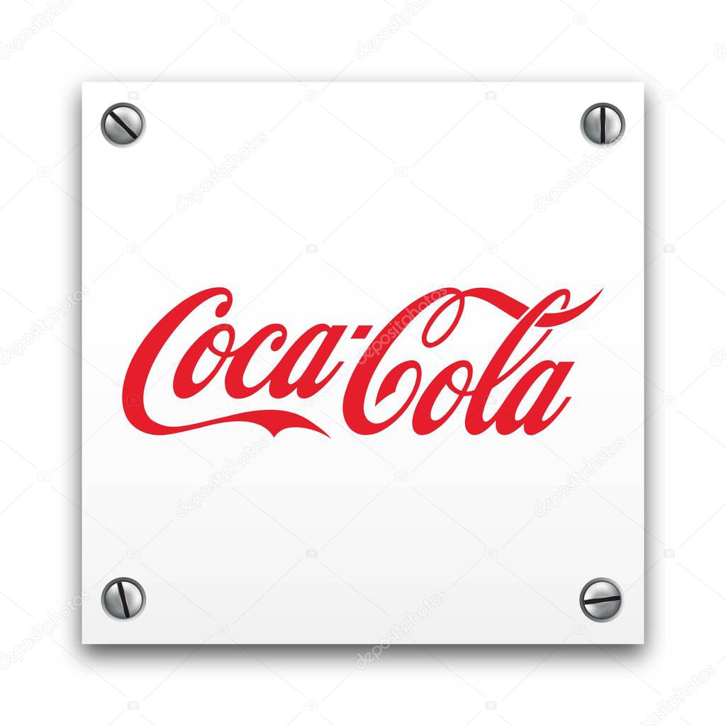 Illustration of Starbucks Coffee signage logo isolated on a white plate. Food and Drinks concept. Illustrative editorial use.