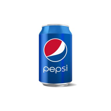 Pepsi 'nin vektör illüstrasyonu yazı işleri için beyaz arkaplanda izole edildi. Pepsi 1893 yılında PepsiCo tarafından üretilen ve geliştirilen karbonatlı bir meşrubattır.