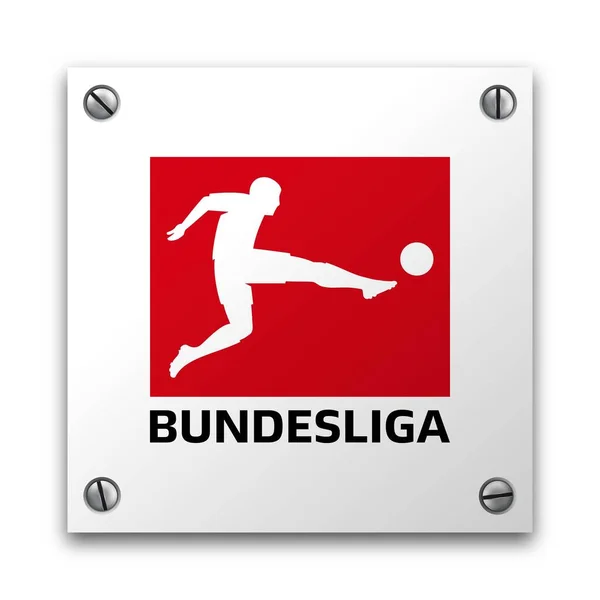 Illustration Bundesliga Signage Logo Isolated White Plate Illustrative Editorial Use — Stock Vector