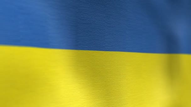 Ukraina flagga 2 — Stockvideo