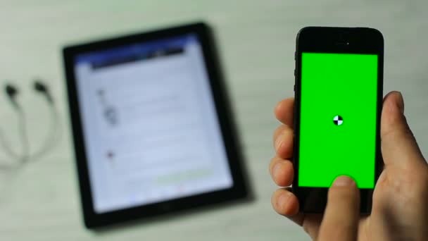 Smartphone Slide Touch se mută — Videoclip de stoc