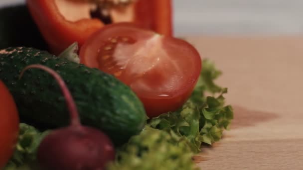 Légumes et pâtes alimentaires — Video