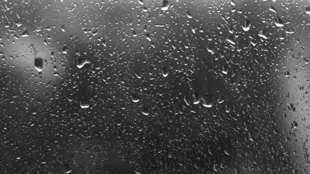 Deszczowy mokre okna — Wideo stockowe