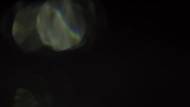 Fuites de lumière sur fond noir 