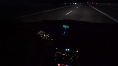 Gps araç navigasyon gece sürme