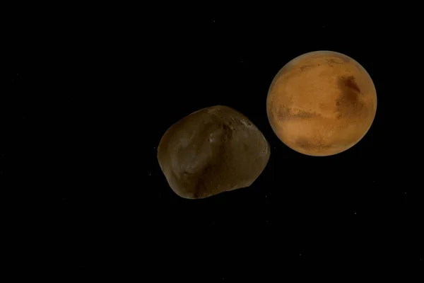 Deimos Mars 'ın Dış Ay' ı