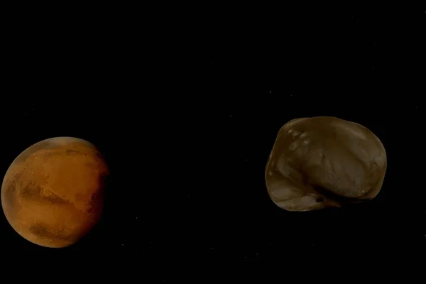 Deimos Mars 'ın Dış Ay' ı