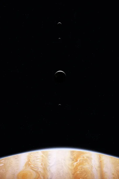 Jüpiter ve onun ay'nın