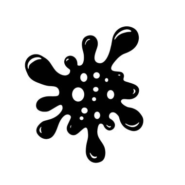 Çizimler konsepti Coronavirus COVID-19. Çin 'den Wuhan virüsü, Kara Mantar Corona illüstrasyonu,