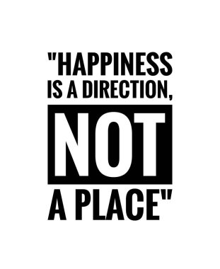 Beyaz arkaplan duvar kağıdı resimli mutlu yaşam için mutluluk alıntısı. 