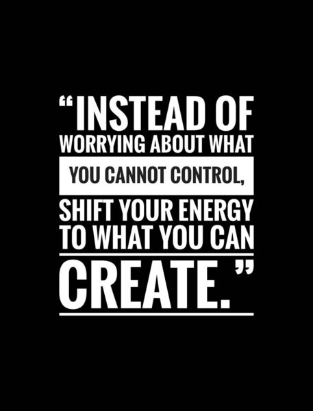 Inspirational motivation quote about life with black background, success quote