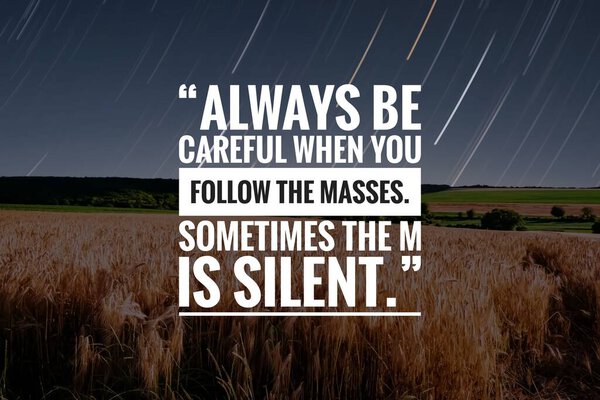 Motivational quote on sky background. Success quote.