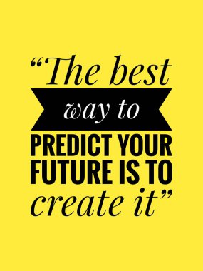 Sarı arka planlı pozitif yaşam alıntısı, başarı alıntısı.