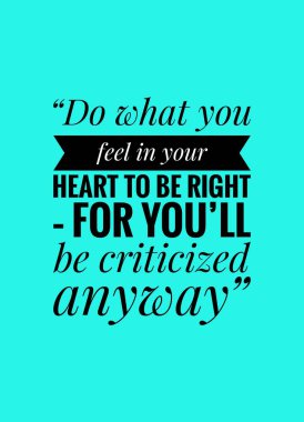 Açık mavi arkaplanlı ilham verici hayat alıntısı, başarı alıntısı.