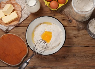 Ekmek yapım ürünleri yemek pişirmek için malzemeler