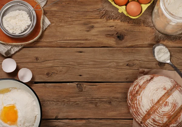 Ingredients for cooking bakery products — Stock Photo, Image