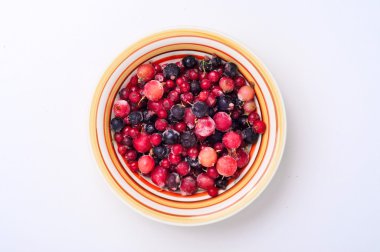 Buz olgun yaz meyveleri