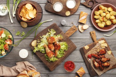 ızgarada pişmiş gıda