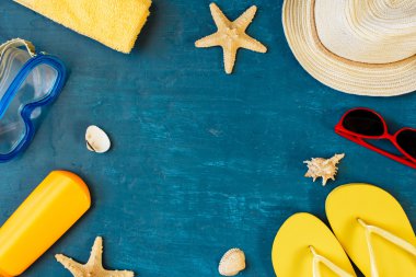 Çerçevelemek--dan çeşitli plaj aksesuarları