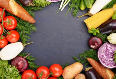 Çerçeve farklı gıda