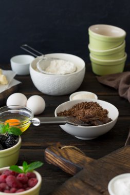 Gıda katkı maddeleri çikolata tatlı meyve yemek pişirmek için