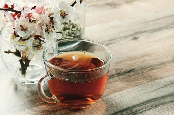 black tea in a mug