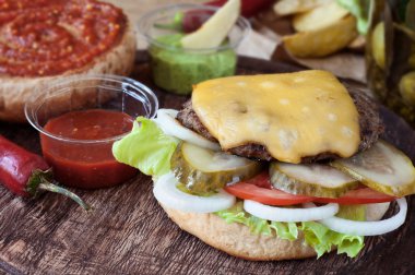 Topingler burger portre