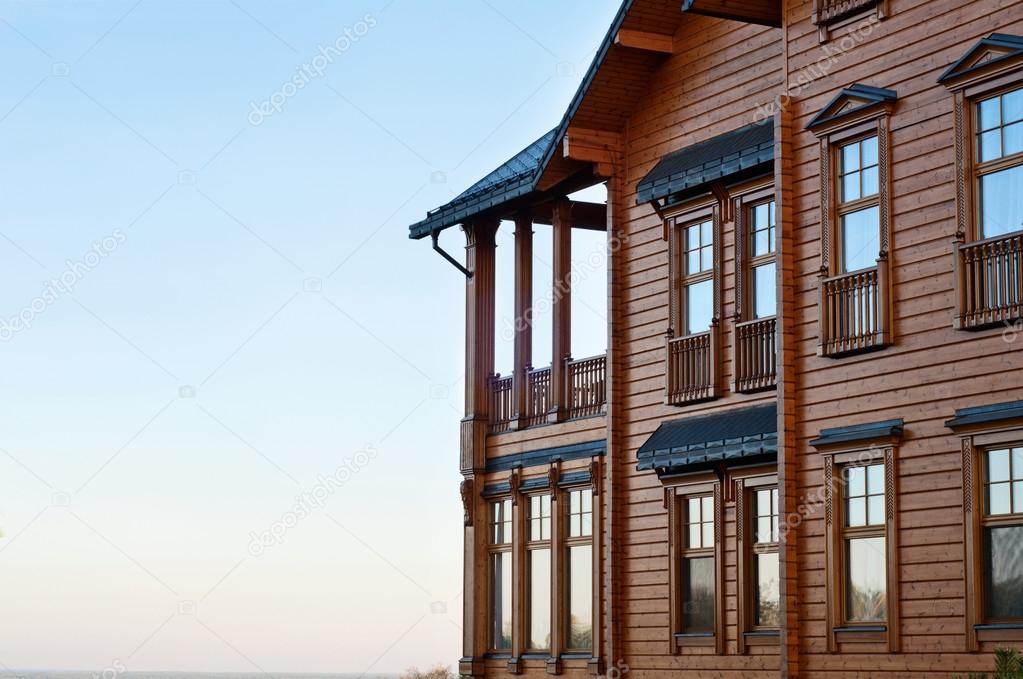House with log