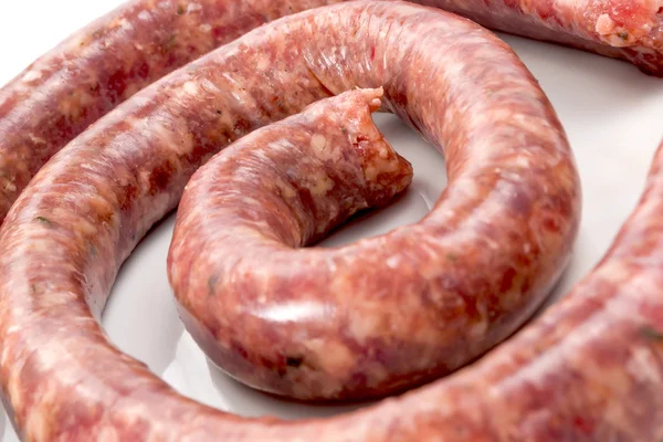 Beef sausages — Stock Photo, Image