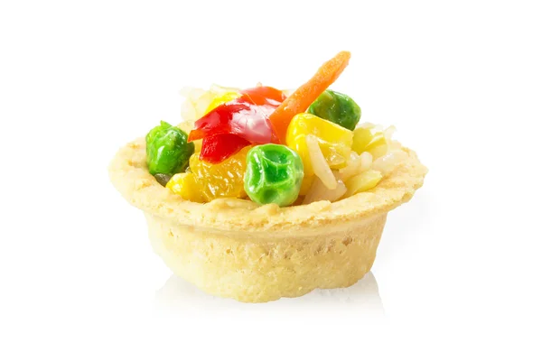 Tartlets with vegetables — Stock Photo, Image