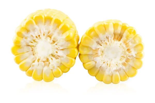 切片玉米的两只的耳朵 — 图库照片