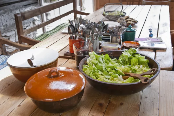 Laid table — Stock Photo, Image