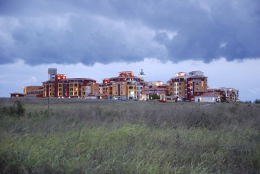 Bulgaristan sahil üzerinde inşa edilmiş olan hotel