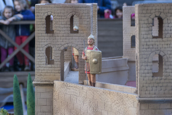 statue of a soldier standing on guard